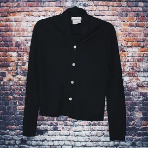100% Silk Eddie Bauer Button Down Cardigan